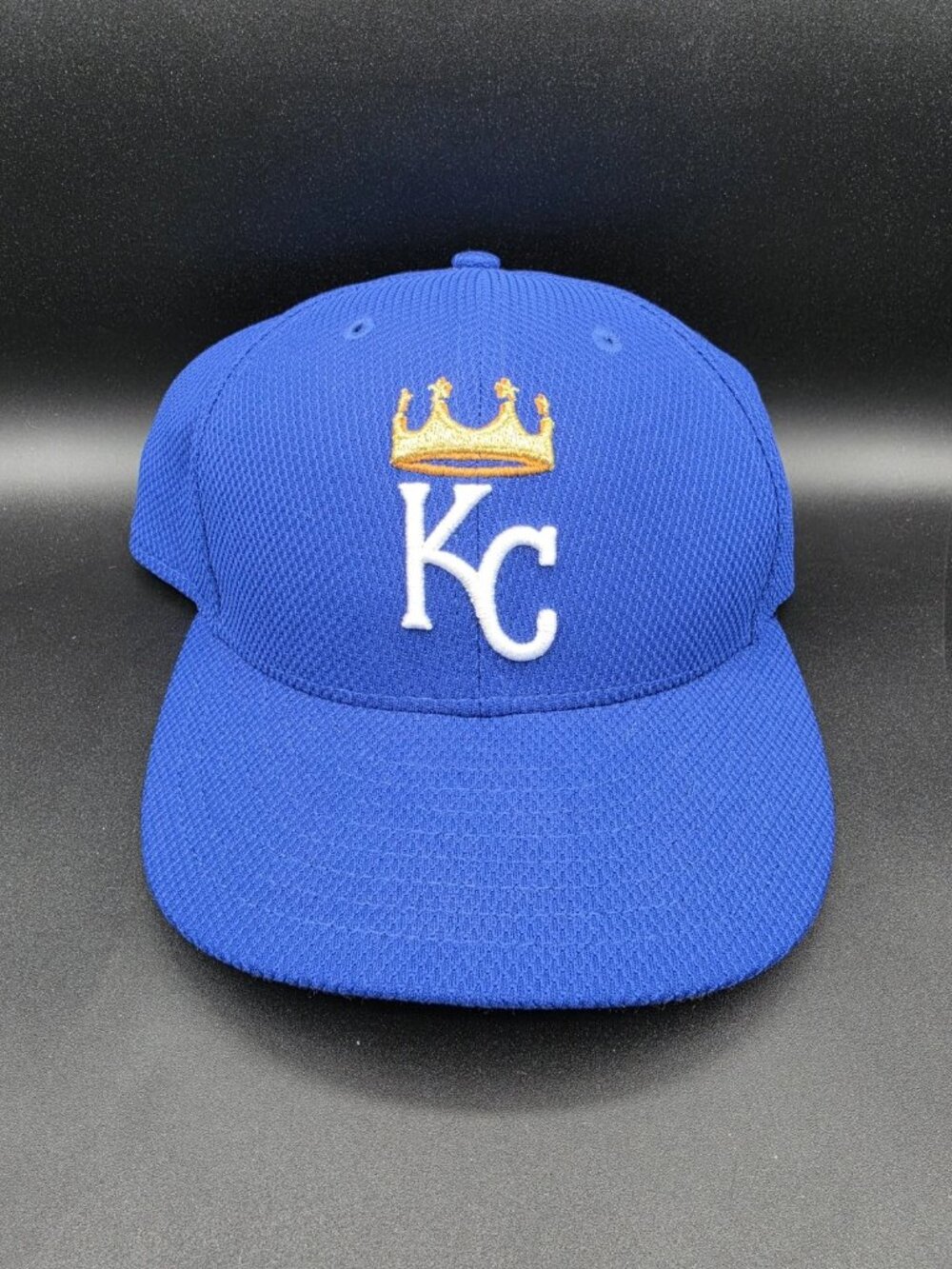 NEW ERA 59FIFTY HAT CAP KANSAS CITY KC ROYALS 7 3/8 MLB AUTHENTIC DIAMOND ERA